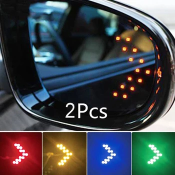 2 елемента Автомобилни led светлини Огледало за обратно виждане Стрелка на Лентата Светлина автомобилни продукти Огледало за Mercedes Benz E-Class A170 GLC63 E63 GLS63 GLS-G