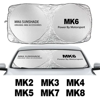 Слънчеви Очила На Предното Стъкло на Автомобила С Защита От Uv Автоаксесоари За Фолксваген Голф 6 7 5 4 3 2 8 MK4 MK6 MK7 MK5 MK3 MK2 MK8