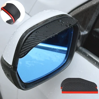 2 ЕЛЕМЕНТА Автомобилно Огледало за Обратно виждане с Дъждовно Козирка за Вежди Saturn Astra Aura Ion Outlook Vue за Hummer H1 H2 H3 H3T H5 H6