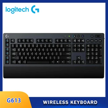Оригиналната безжична ръчна клавиатура Logitech G613 LIGHTSPEED 2,4 Ghz Bluetooth 6 програмируеми игрални клавиши G