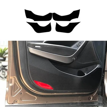 Оформление на Автомобила Вътрешна Стикер На Страничната Врата Със Защита От Удари От Въглеродни Влакна Дрън Етикети за Hyundai Santa Fe 2013-2018 Ix45