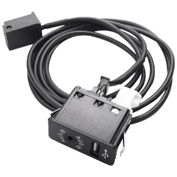 Авто Aux Usb Порт 12-Пинов Превключвател Интерфейс Bluetooth Панел Музикален Адаптер за Bmw за Mini Cooper E39 E53 X5 и Z4 E85 E86 X3 E83