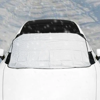 Универсален козирка от сняг на предното стъкло на автомобила, Автоаксесоари за Ситроен Opel Changan Chrysler Daihatsu DS DS3 Chery Dodge