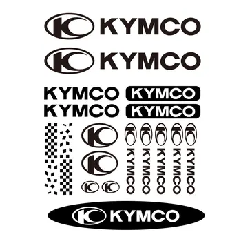 Автомобилна наклейка18 бр. Комплект велосипедни стикери KYMCO, водоустойчиви стикери за планински велосипед, слънчеви стикери от PVC, 30 *22 см