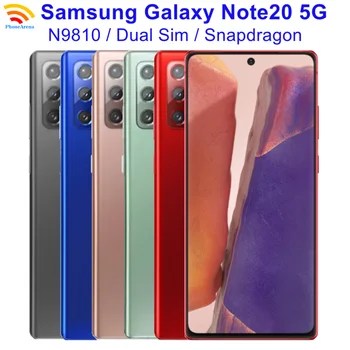 Оригинален Samsung Galaxy Note20 5G N9810 с две Sim-карти 256 GB ROM 8 GB RAM памет 6,7 