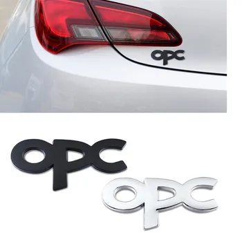 3D Метален стикер Предната Решетка на колата Странично Крило на Багажника Икона с Писмото Логото на Zafira OPC Corsa, Insignia Mokka Regal Astra