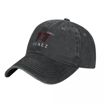 Корпоративна фигура Sergio Perez F1 - Тъмна ковбойская шапка голям размер, новост в шляпных кепках за жени и мъже