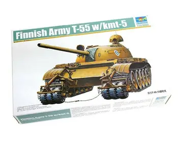 Т-55 финландската армия Trumpeter 1/35 00341 с KMT-5