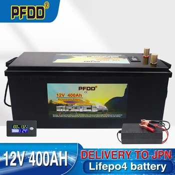 Батерия LiFePO4 12 400 AH 300 AH, вградени литиево-железен фосфат елементи на BMS За подмяна на по-голямата част резервно копие на източник за домашно съхранение на енергия