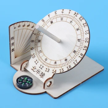 Слънчеви часовници-Модел-Настолно украшение слънчевия часовник Экваториальные-Научни модели слънчеви часове Челночный кораб