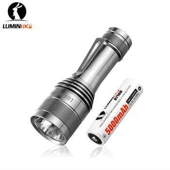 Lumintop FW21 X9L Titanium версия 21700 фенерче SBT90 LED 810 М 6500 лумена електронен заден превключвател фенерче
