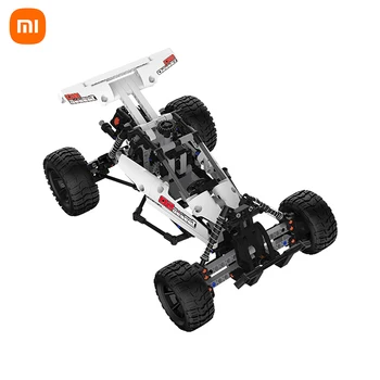 Xiaomi Mitu Строителни блокове Автомобили Робот състезателна кола в пустинята САМ забавни играчки цилиндър поршневая система на съединителя подарък за децата бърза доставка