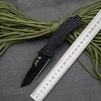 OEM Ks 6044 TBLK Сгъваем 8Cr14MoV Острието G10 Дръжка За къмпинг, лов, тактически самозащита EDC Инструментален нож