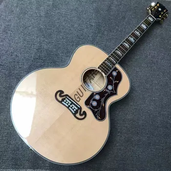 43-инчов акустична китара от масивно дърво серия J200 с полирани