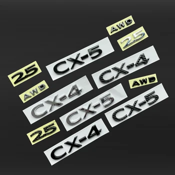 За 21 22 20 години нова стикер с логото на CX-4 CX-5 в задната врата на багажника на колата 2.5 AWD етикети на вратата на колата