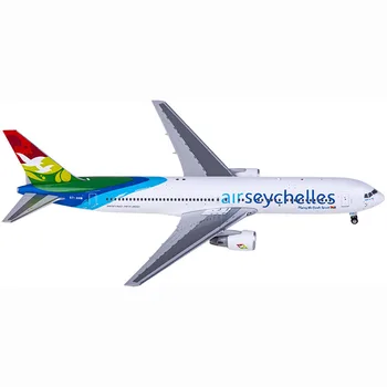 Монолитен под налягане в мащаб 1: 400 Air Seychelles 767-300, оригинален модел, имитация на крайния сплав, статични са подбрани играчка за подарък