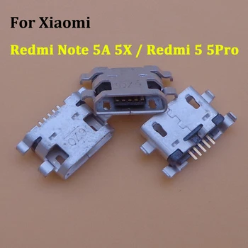 50/100шт Жак За Зареждане Micro USB Порт, Изход зарядно устройство ще захранване на Зарядно устройство За Xiaomi Redmi NOTE 5A 5X/ Redmi 5/Redmi 5 Pro