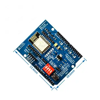 ESP8266 ESP-12 ESP-12E UART Wifi Безжичен Щит Такса Развитие За Arduino Mega UNO R3 Модул Mega 3,3 5 В TTL Интерфейс на един