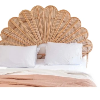 Таблата двойно канапе от ратан в скандинавски стил, легло за престой в семейството, рамка за украса на облегалката легла в хотел, обзаведен креативна легло ins princess bed