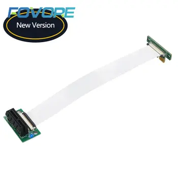 PCIE Странично PCI-E 3.0 Кабел X1 PCI Express Продължавам PCIe 1x-1x Слот Вертикален 90 градуса 10/15/25 см Гъвкав кабел Пластмасов Уплътнител на Печатна платка