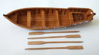 Комплект за сглобяване на модели на древен кораб sacle 1/50 120 мм Ингерманландская lifeboat Точна монтаж на Дървена лодка комплект