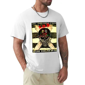 Най-добрата тениска S. O. D. эстетичная облекло прости обичаи създайте своя собствена мъжка тениска с къс ръкав