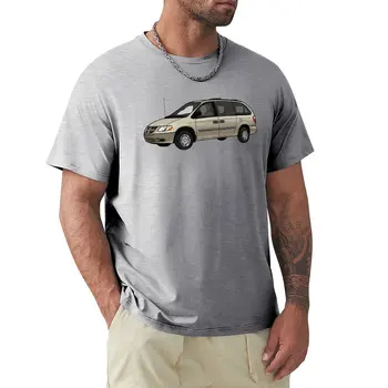 Grand Caravan / Тениска за центъра на града и на страната, която е изработена по поръчка, тениска оверсайз, мъжки памучни ризи