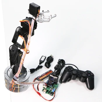 6 степени на свобода роботизирана ръка клешня робот комплект платформа за манипулация, управление дръжка анализ кинематики PID