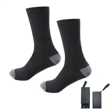 Чорапи-батерии, Usb-Акумулаторна Чорапи с 3 Настройки на температурата, Сгъстено Миещи се Гамаши, за краката през зимата, Електрически за бързо