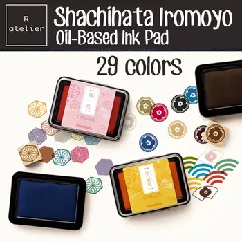 Штемпельная Чернильная Възглавница Shachihata Iroyomo На Маслена Основа 29 Цветни Касети Подложки За Изработка На Поздравителни Картички, Смазывающих Печат