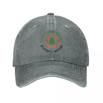 Шапка Survive Открито дивата природа Medicine Logo1, Ковбойская шапка, шапки, луксозна мъжка шапка, мъжка шапка, дамски