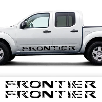 Етикети към страничната врата за камион пикап Nissan Frontier D40 D22 NP300 с графичен дизайн в стила на Винил на интериор, етикети за автотюнинга, аксесоари за автотюнинга