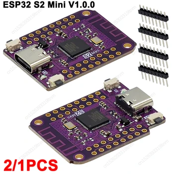ESP32 S2 Mini V1.0.0 WIFI ИН Такса на базата на ESP32-S2FN4R2 ESP32-S2 4 MB ФЛАШ памет 2 MB PSRAM WIFI Модул Такса за разработка за Arduino