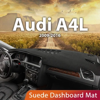 За Audi A4 B8 2009-2016 8K S-line Противоскользящий Подложка За Арматурното табло на Автомобила Dash Pad Анти-UV Авто Защитен Калъф Козирка Килим