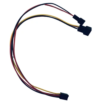 Удлинительный кабел-сплитер за захранване на вентилатор на КОМПЮТЪР с 3-пинов конектор 5шт 12V в 2/3-пинов конектор