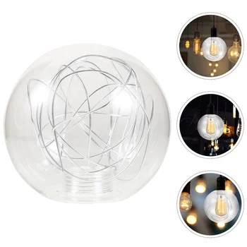 Стъклена лампа за лампи, на капака лампи, лампа във формата на кълбо, подвесное осветление, лампа във формата на кълбо