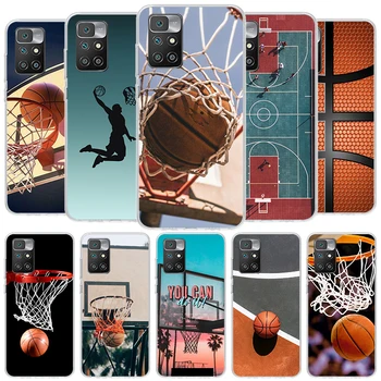 Баскетболно Кошче Спортен Калъф за Xiaomi Redmi 12C 12 10В 10 10A 9C 9 9A 9T Калъф За Телефон 8 8A 7 7A 6 6A K20 K40 Pro S2 Прозрачен Калъф