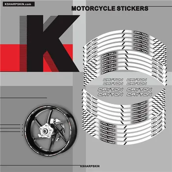 Етикети към вътрешното колело на мотоциклета, светлоотразителни стикери на джанти, подходяща за TRIUMPH dayton