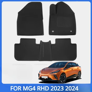 Автомобилни Постелки За Краката MG4 EV Mulan EH32 2023 2024 2025 RHD Грязезащитные Накладки За Краката, Килим, подови Настилки XPE Mud Автоаксесоари