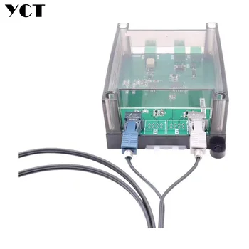 Промишлен датчик многорежимен оптични порта ST, FC-11 пластмасови оптични влакна в RS232 сериен порт 485 двупосочен конвертор YCT