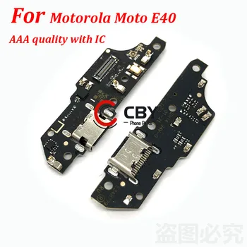 Качество AAA За Motorola Moto E20 E30 E32S E40 G50 5G G60 G60S G Power 2021 USB Порт За Зареждане на Док-станция на Съединителната Такса Гъвкав Кабел