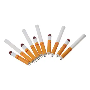 Висулки от смола 7,7 * 0,8 см, висулки от смола 4,9 *0,8 см, украса за бижута, висулка във формата на цигари, реалистични окачване за цигари