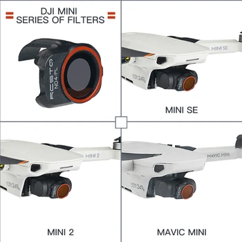 Набор от филтри НИ е Съвместим с Аксесоари Дрона DJI-Mavic MINI 1/2/SE Филтри за Обектива на камерата UV CPL ND8 ND32 ND16 ND4 6шт N0HF