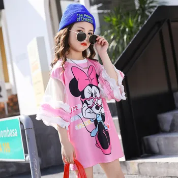 Модни детски дрехи Minnie 2023, нова ежедневни детски дрехи, дрехи за момичета 3-7 години