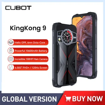 Cubot KingKong 9 Здравите Телефони с 6,583-инчов HD екран Хелио G99 Восьмиядерный 12 + GB 256 GB 100-Мегапикселова Камера на Смартфон с акумулаторна батерия 10600 ма NFC