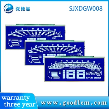 обичай сегментен LCD дисплей GW008 Евтина цена HTN положителни сегментени дисплеи 4,5 На екрана lcd 7 монохромен сегментен LCD дисплей