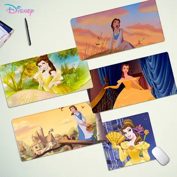 Disney Princess Bella Нови Постъпления Гумена Подложка За Компютърна Мишка Игри Размер на PC За Игри Клавиатура Pad