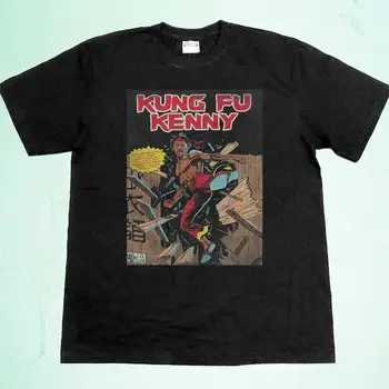 Кунг-Фу Кени Ретро Тениска на Комикси Реколта Риза Реколта Хип-Хоп от 90-те Hoody Ретро Постер Риза Комикс от 80-те Ретро Грап
