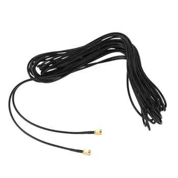 10 м конектор SMA Male-SMA Male M-M Конектор RF Коаксиален удължителен кабел RG174 с косичкой Злато