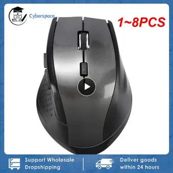 1 ~ 8ШТ Безжична мишка 2.4ghz 1200 dpi Оптична детска безжична мишка за лаптоп с 6 комбинации Мишка с USB приемник